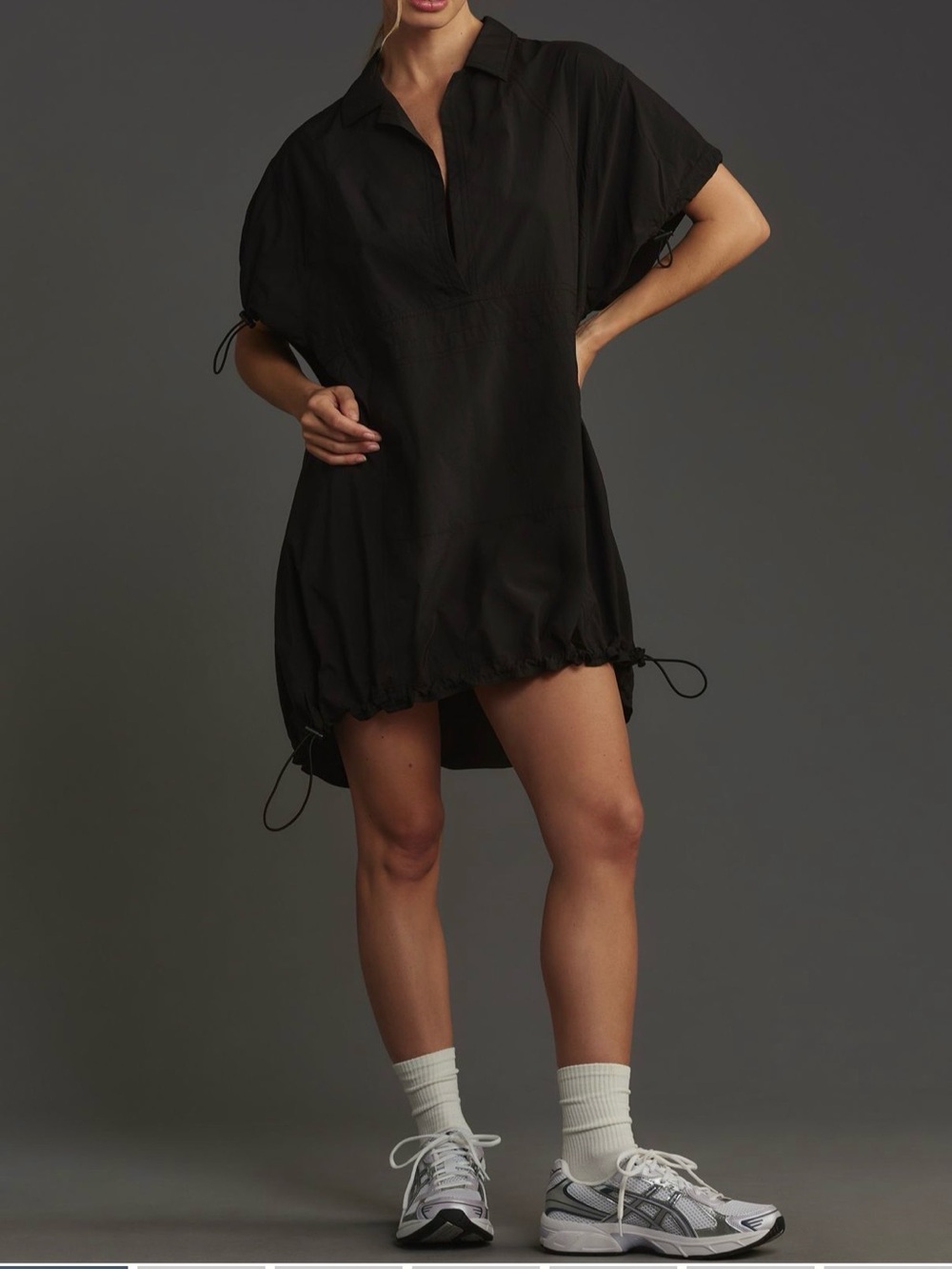 Anthropologie Daily Practice collared dream team mini dress tunic